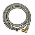 Danco Dishwasher Supply Line Hose, 3/8in Inlet, Compression Inlet, 3/8in Outlet, Compression Outlet, 48in L 59637